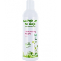 Shampooing douche corps cheveux Lotus 250ml - Mon Petit Lait De Soja