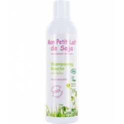 Gel douche corps cheveux Peau sensible Kiwi mûres 250ml - Mon Petit Lait De Soja