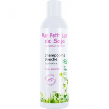 Gel douche corps cheveux Peau sensible Sapin blanc 250ml - Mon Petit Lait De Soja