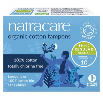 10 Tampons normaux sans applicateur - Natracare