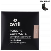 Poudre compacte Sésame certifiée Bio - Avril ex Poudre compacte Nude (Naturel) maquillage bio Aromatic provence