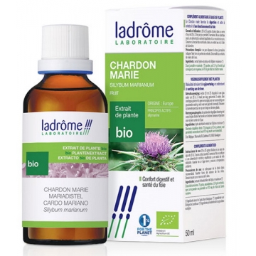 Extrait de plantes fraîches Chardon marie bio 50ml Ladrome