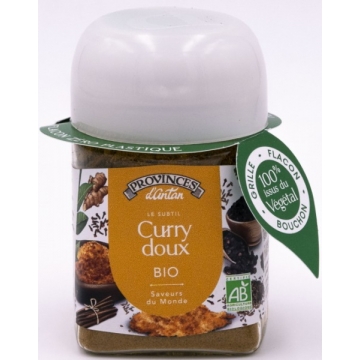 Curry doux bio Recette Indienne recharge 40 gr - Provence d'Antan
