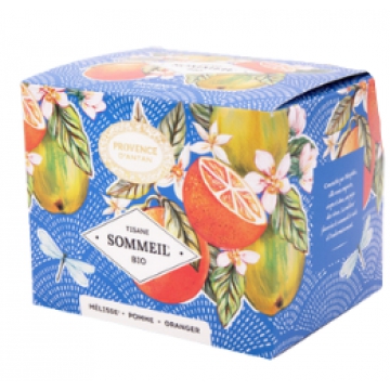 Tisane Be cube Sommeil bio 20 sachets 36 gr recharge carton - Provence d'Antan
