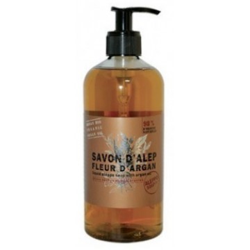 Savon d'Alep Liquide Fleur d'Argan 500ml avec pompe - Tadé