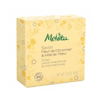 Savon Fleur de citronnier et miel de tilleul 100 gr - Melvita