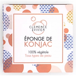 Eponge de konjac naturelle - Clemence et Vivien