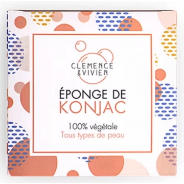 Eponge de konjac naturelle - Clemence et Vivien