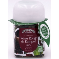Provence d'Antan Poivre rouge de kampot bio pot végétal biodégradable 40 gr - Aromatic Provence