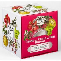Tisane Be Cube Fruits des bois bio 24 sachets recharge carton - Provence d'Antan
