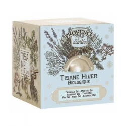 Tisane Be Cube Hiver bio 24 sachets boite métal - Provence d'Antan