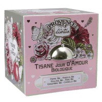 Tisane Be Cube Jour D'amour bio 24 sachets avec boite métal - Provence d'Antan - Provence d'Antan