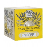 Tisane Be Cube Miel Lavande bio 24 sachets boite métal - Provence d'Antan - Aromatic provence