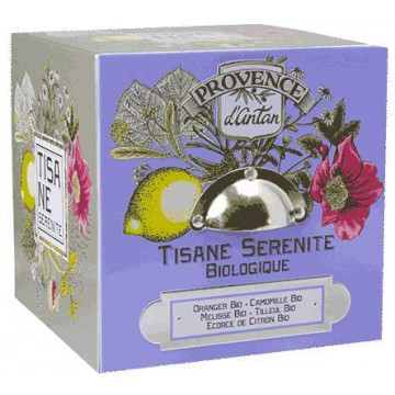 Tisane Be Cube Sérénité bio 24 sachets boite métal - Provence d'Antan