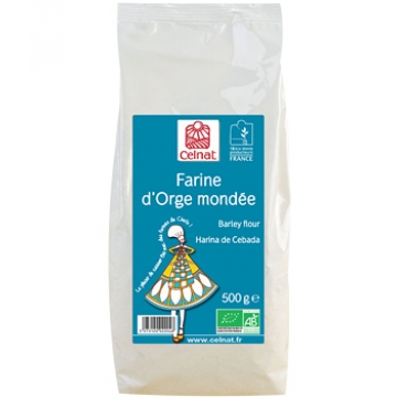 Farine d'Orge mondée 500 gr - Celnat