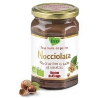 Nocciolata Pâte à tartiner Bio  650gr - Rigoni di Asiago, pâte au chocolat bio