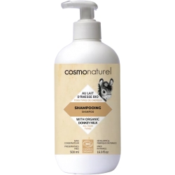 Shampooing au Lait d'Anesse bio huiles essentielles 500ml - Cosmo Naturel