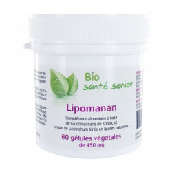 Lipomanan Lipases spécifiques Konjac 60 gélules végétales Bio Santé Sénior