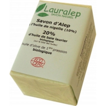 Savon d'Alep avec l'huile de Nigelle 150 gr - Lauralep