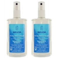 Lot de 2 Déodorants à la Sauge 2 x 100 ml - Weleda,   Déodorants bio,  Produits d'hygiène bio, Aromatic Provence