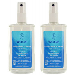 Lot de 2 Déodorants à la Sauge 2 x 100 ml - Weleda