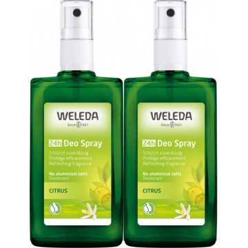 Lot de 2 Déodorants au Citrus 2 x 100 ml - Weleda