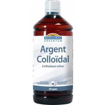 Argent Colloïdal Naturel 20 PPM 1 L - Biofloral