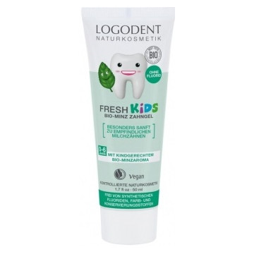 Dentifrice Fresh Kids bio Menthe douce 50ml Logodent - Logona