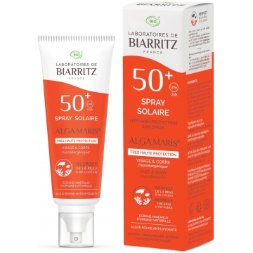 Spray solaire bio SPF 50+ 100 ml  - Alga Maris