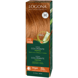 Crème colorante végétale Couleurs d'Automne cheveux chatains 150 ml - Logona