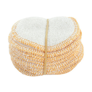 Lot 12 lingettes à démaquiller en micro éponge de bambou - Lulu Nature