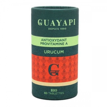 Urucum caroténoides 80 tablettes 600 mg - Guayapi