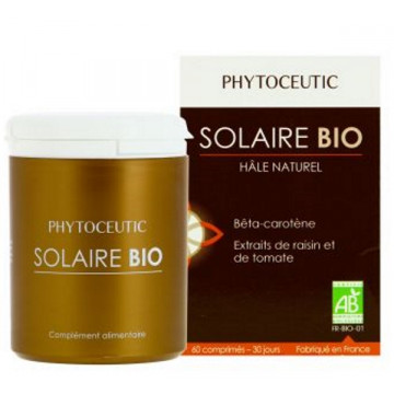 Solaire bio Hâle naturel 60 comprimés - Phytoceutic