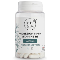 magnesium marin vitamine B6 120 gélules Belle et Bio oxyde de magnésium Aromatic Provence