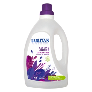 Lessive liquide concentrée savon de marseille 1.5 litre Lerutan