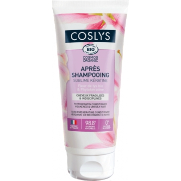 Après shampooing Kératine Cheveux fragilisés et indisciplinés 250 ml - Coslys