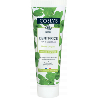 Dentifrice dents sensibles Menthe 75 ml - Coslys dentifrice bio aromatic provence