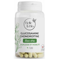 Glucosamine et Chondroïtine 120 gélules - Belle et Bio articulations Aromatic Provence.