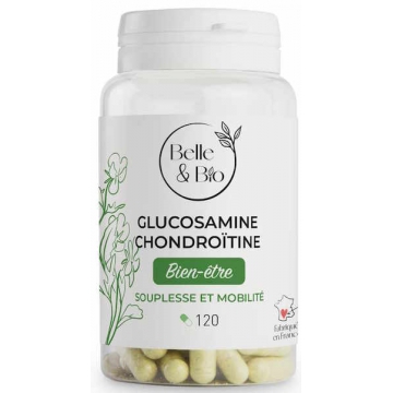 Glucosamine et Chondroïtine 120 gélules - Belle et Bio