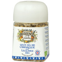 Gros sel de Camargue aux légumes bio pot végétal 90 g - Provence d'Antan Aromatic Provence