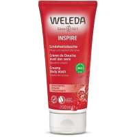 Crème de douche à la grenade bio éveil des sens 200 ml - weleda aromatic provence