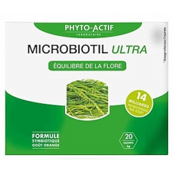 Probiotil Ultra Bio Ferments Lactiques 20 sachets 120g - Phyto-actif