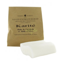 Savon Beurre de Karité Extra Doux Surgras 100 gr - Terres Dorées