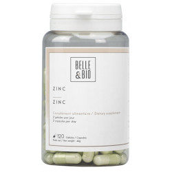 Zinc oligo-élément 120 gélules Belle et bio