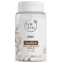 Zinc oligo-élément 120 gélules Belle et bio