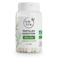 100 Pastilles Digestion aux Huiles essentielles - Belle et bio apportent dépuratif Aromatic Provence