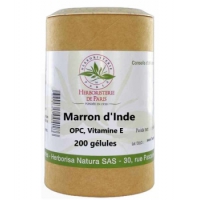 Marronnier d'Inde OPC Pin Raisin Vitamine E 200 Gélules - Herboristerie de Paris circulation Aromatic Provence