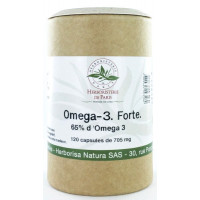 Omega 3 forte 65% 120 capsules de 705 mg - Herboristerie de paris EPA DHA Aromatic Provence