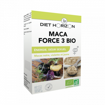 Maca Force 3 bio 60 gélules - Diet Horizon