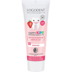 Dentifrice Kids bio enfant Fraise 50ml - Logona